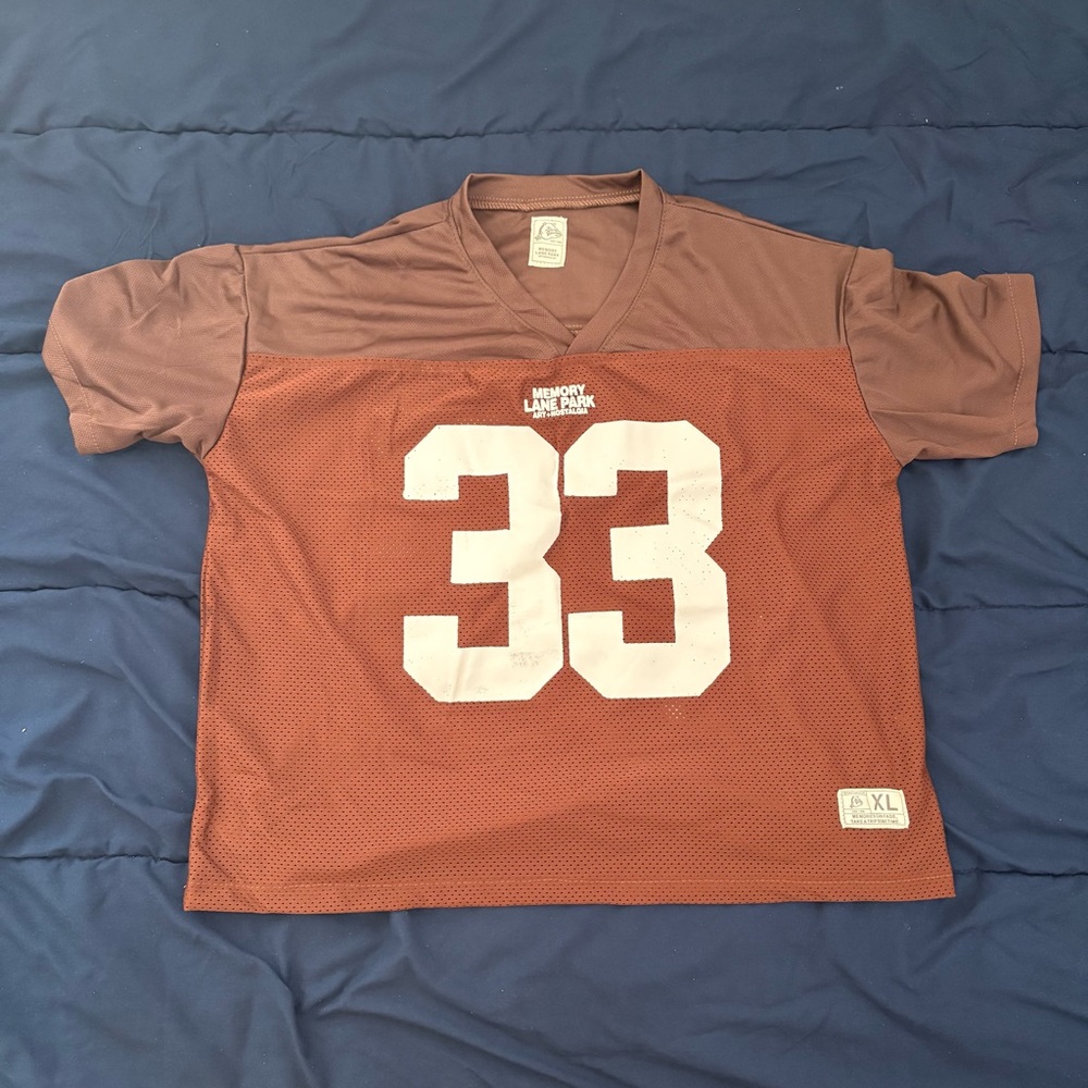 Vintage Memory Lane Park Brown Jersey